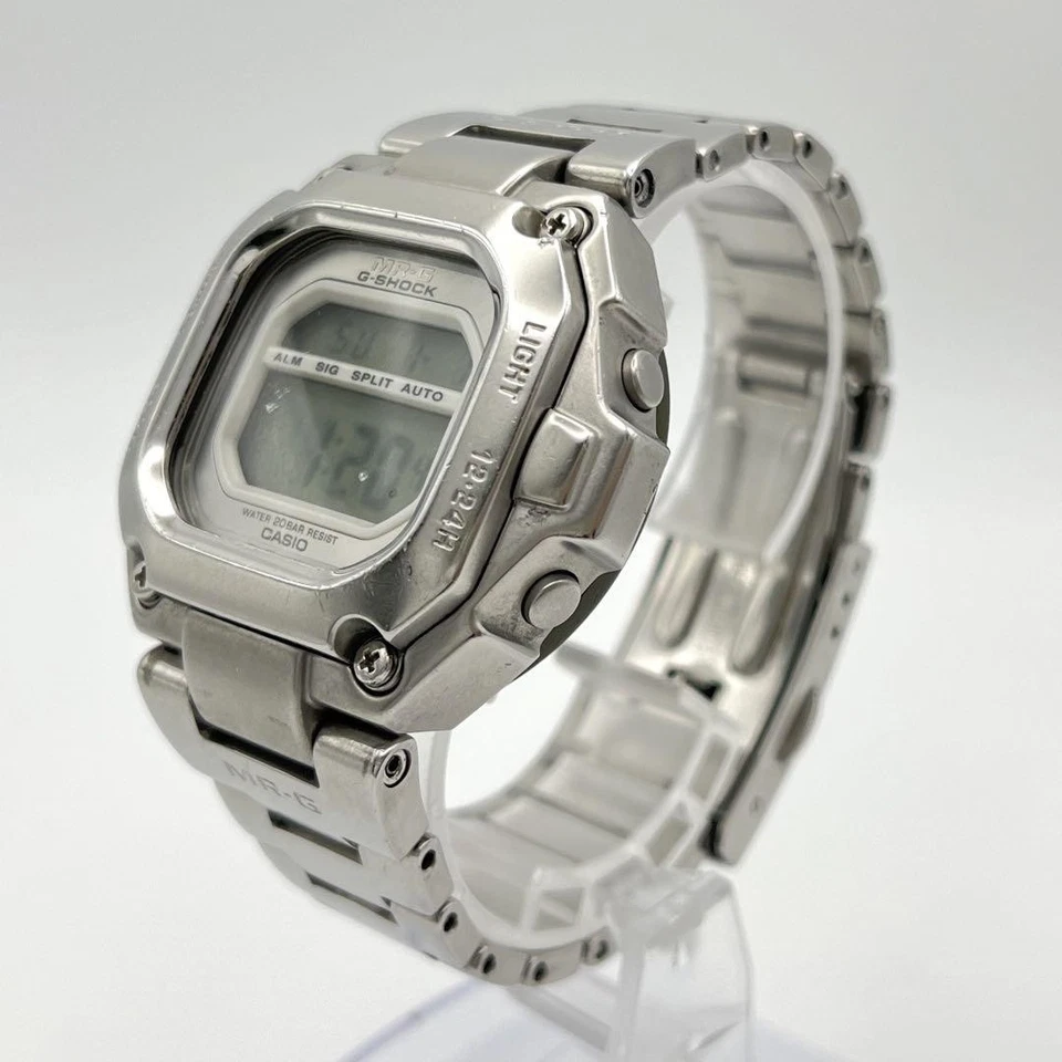 Casio G Shock MR G MRG 110 Stainless Steel Watch Solar Multi Band Casio G Shock - Image 3 of 4