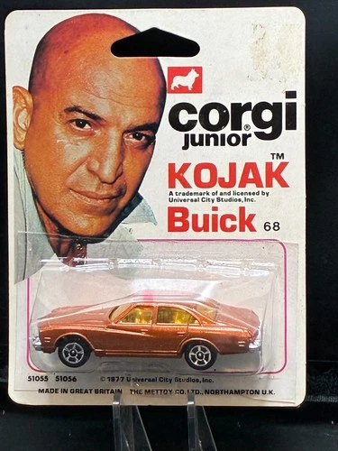Vintage Corgi Junior Diecast Kojak 1968 Buick  Car Universal City Studios