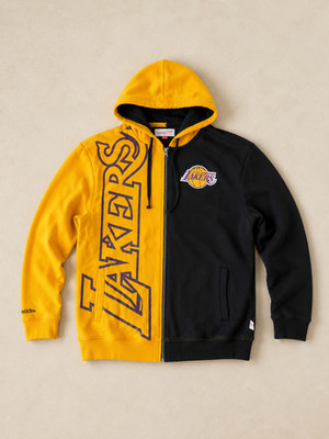 Mitchell & Ness Los Angeles Lakers Hardwood Classics Zip Sweatshirt Gr. L NBA