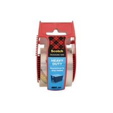 Scotch Heavy-Duty Shipping Tape With Dispenser, 1-7/8" x 22.2 Yd., Clear