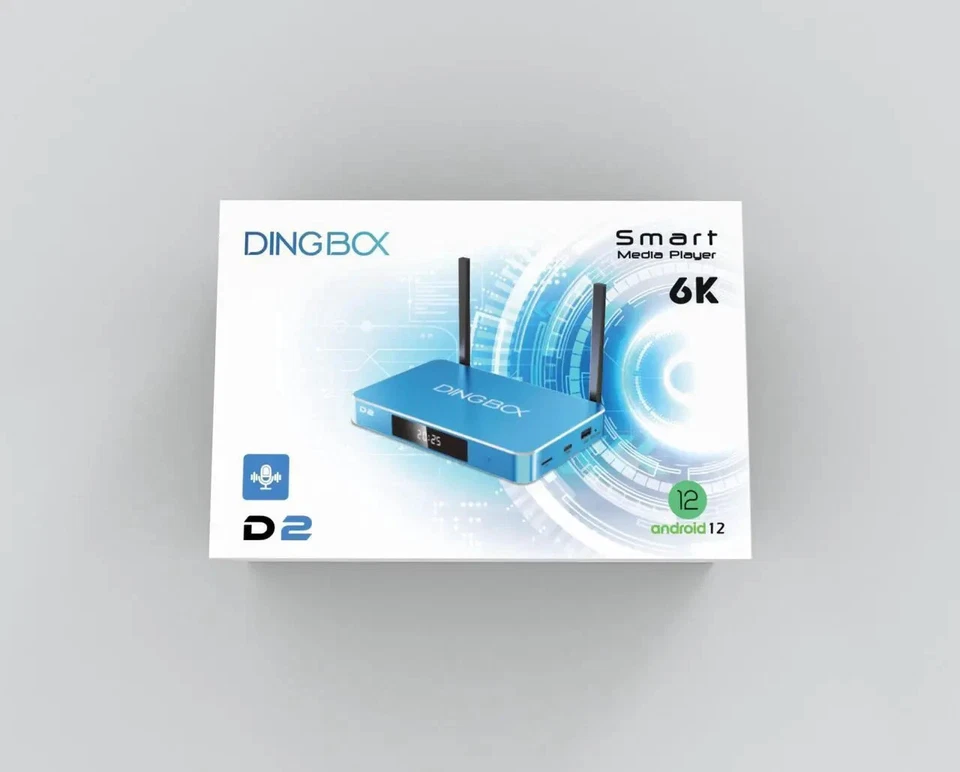 Same days shipping 2025 Dingbox D2 Brand-new Smart Android TV Box Media Player - Image 2 of 4