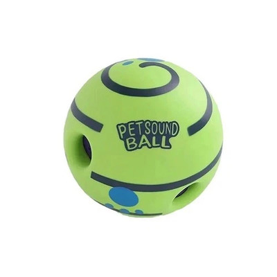 Wobble Wag Giggle Ball Entertaining Toy Fun Outdoor Floating Squeaky Dog