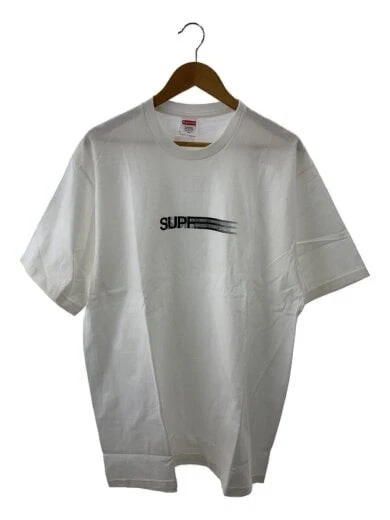Tee shirt Supreme 23SS Montion Logo XL coton imprimé WHT