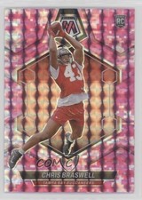 2024 Panini Mosaic Rookies Pink Camo Mosaic Prizm Chris Braswell #354 1fa4