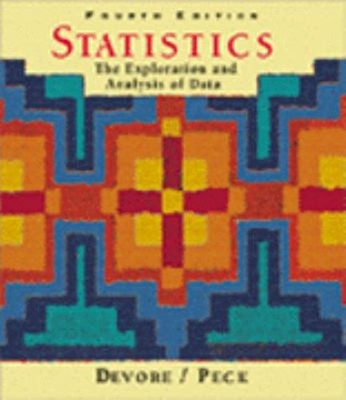 Statistics : The Exploration and Analysis of Data Hardcover Peck