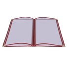 WeChef 30PCS Menu Cover 4 Page 8 View 8.5x14" Corner Stitch Restaurant Cafe — photo 1