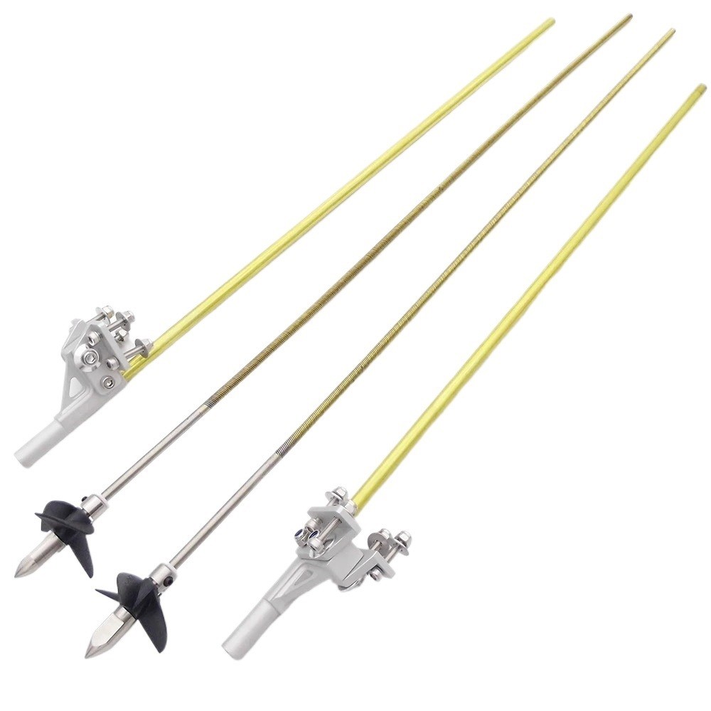 Eje de transmisión flexible 4 mm 350 mm LH/RH hélice 36 mm para catamarán RC Speed MONO