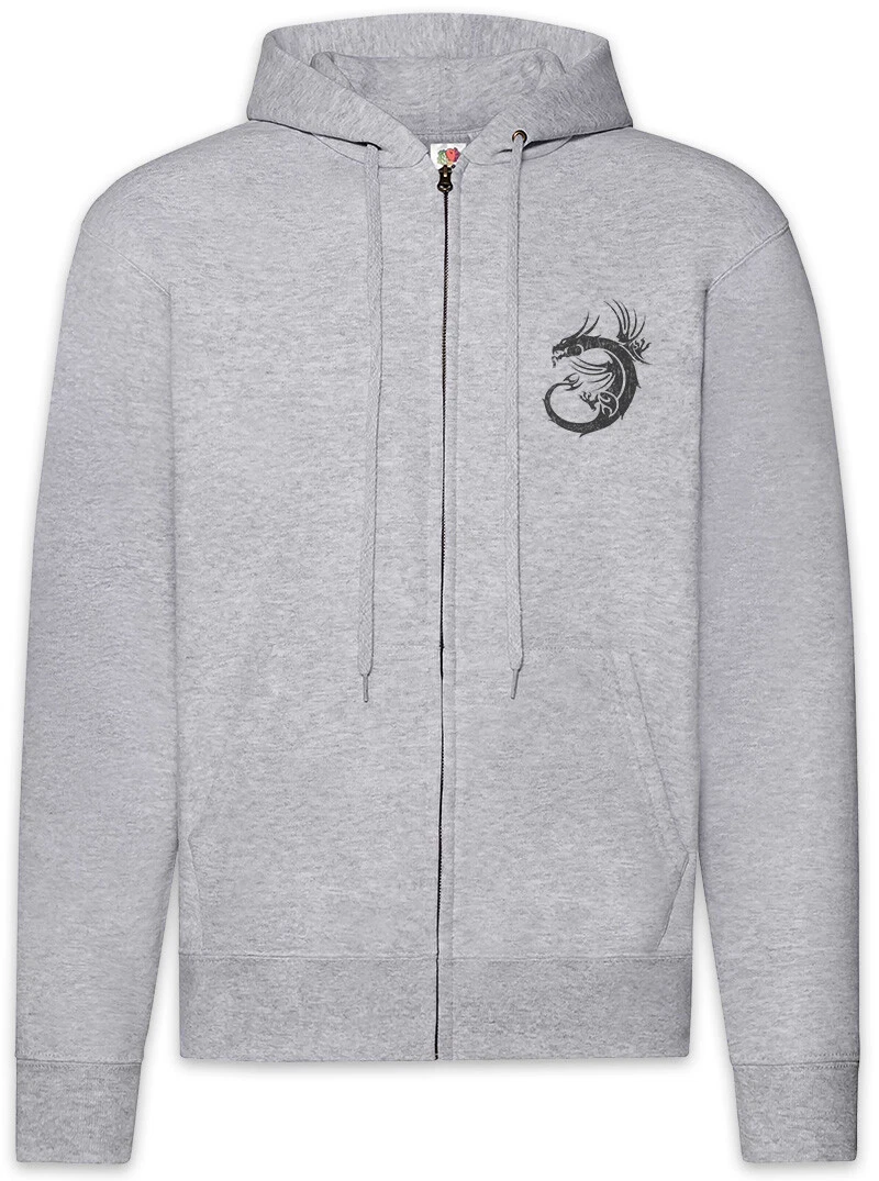 Tribal Dragon II Zipper Hoodie Tattoo Celts Celtic Knot Culture