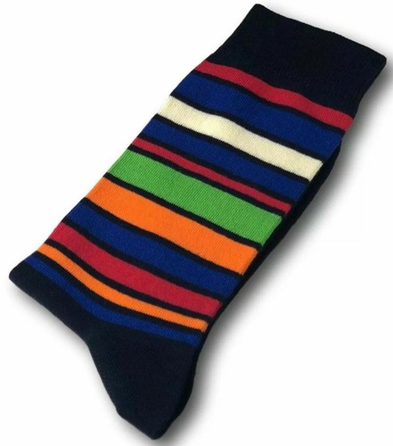 3 Paar bunte lustige Anzugsocken für Herren türkische Baumwolle Geschenkbox Passform Schuhgröße 8-12 - Bild 3 von 9