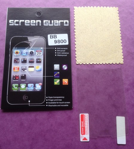 2 x Blackberry BB 9800 LCD Clear Film Screen Protector Guard BRAND NEW - 第 4/12 張圖片