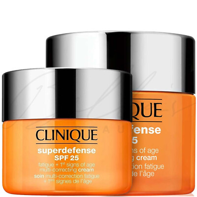 CLINIQUE Superdefense Fatigue + 1st Signs Multi-Correcting Cream SPF25 *CHOOSE*