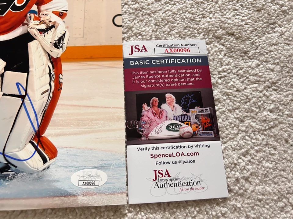 Ray Emery signed photo 8x10 JSA COA autographed Philadelphia Flyers - Image 3 of 3