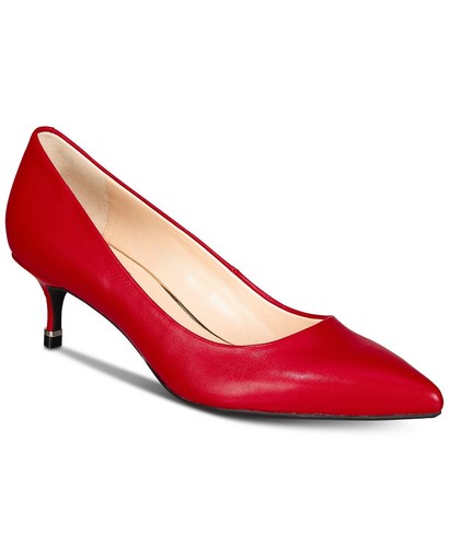 Kenneth Cole New York Womens Morgan Kitten-Heel Pumps
