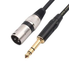 1/4 Inch TRS to XLR Male Balanced Signal Interconnect Cable Quarter inch to X...