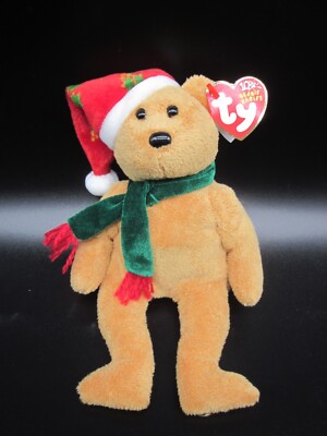 TY Beanie Babies 2003 Holiday Teddy DOB December 25, 2003 VINTAGE