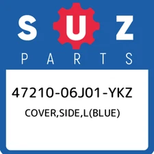 47210-06J01-YKZ Suzuki Cover,side,l(blue) 4721006J01YKZ, New Genuine OEM Part