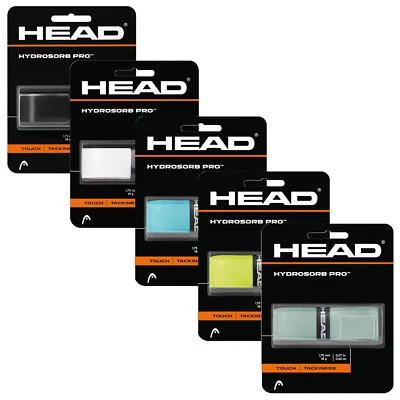 HEAD KOPFSCHLÄGERGRIFF HYDROSORB PRO ERSATZGRIFFE SCHWARZ GELB WEISS BLAUGRÜN