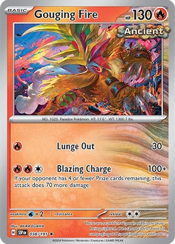 Gouging Fire Pokémon TCG Cards
