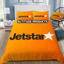 Jetstar Doona / Duvet Cover and 2 Pillow Slips
