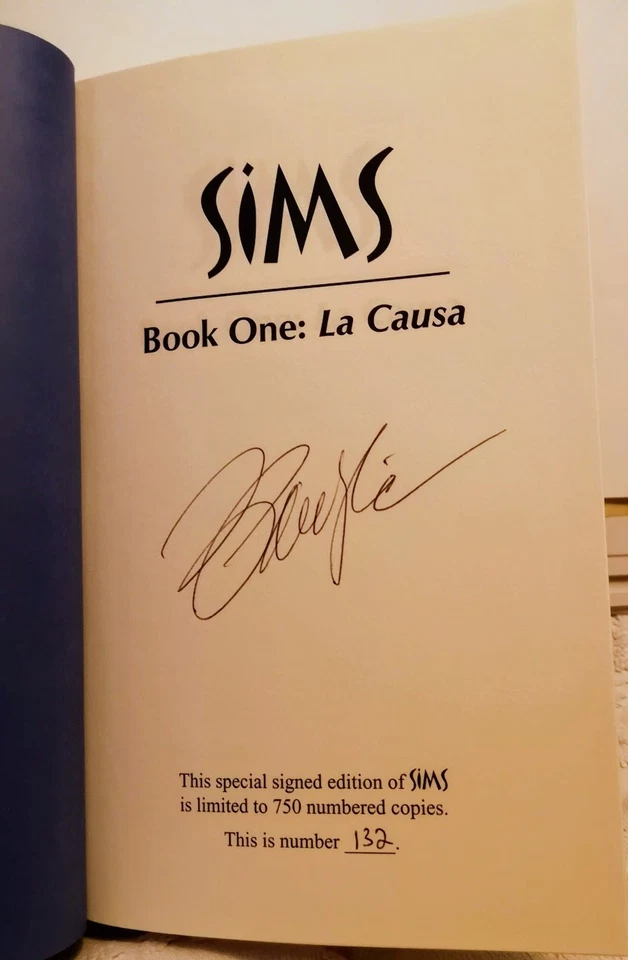 Sims Book One: La Causa SIGNED by F. Paul Wilson 1st Edition, Limited Numbered - Image 2 of 4