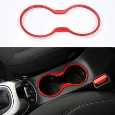 Red Front Water Cup Holder Cover Trim for Jeep Compass 2017-2020 Accessories
