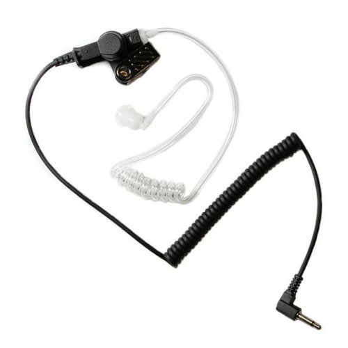 Otto v1-10432 Compatible FBI Style Acoustic Tube 2.5mm Earpiece for Speaker Mic - Picture 1 of 3