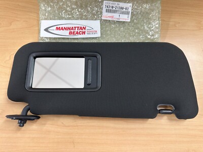 New DARK GRAY PASSENGER Side Sun Visor 11-13 SCION TC 74310-21200