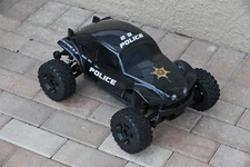 Custom Body Police Sheriff Buggy for ARRMA BIGROCK BLX 1/10 RC TRUCK Car