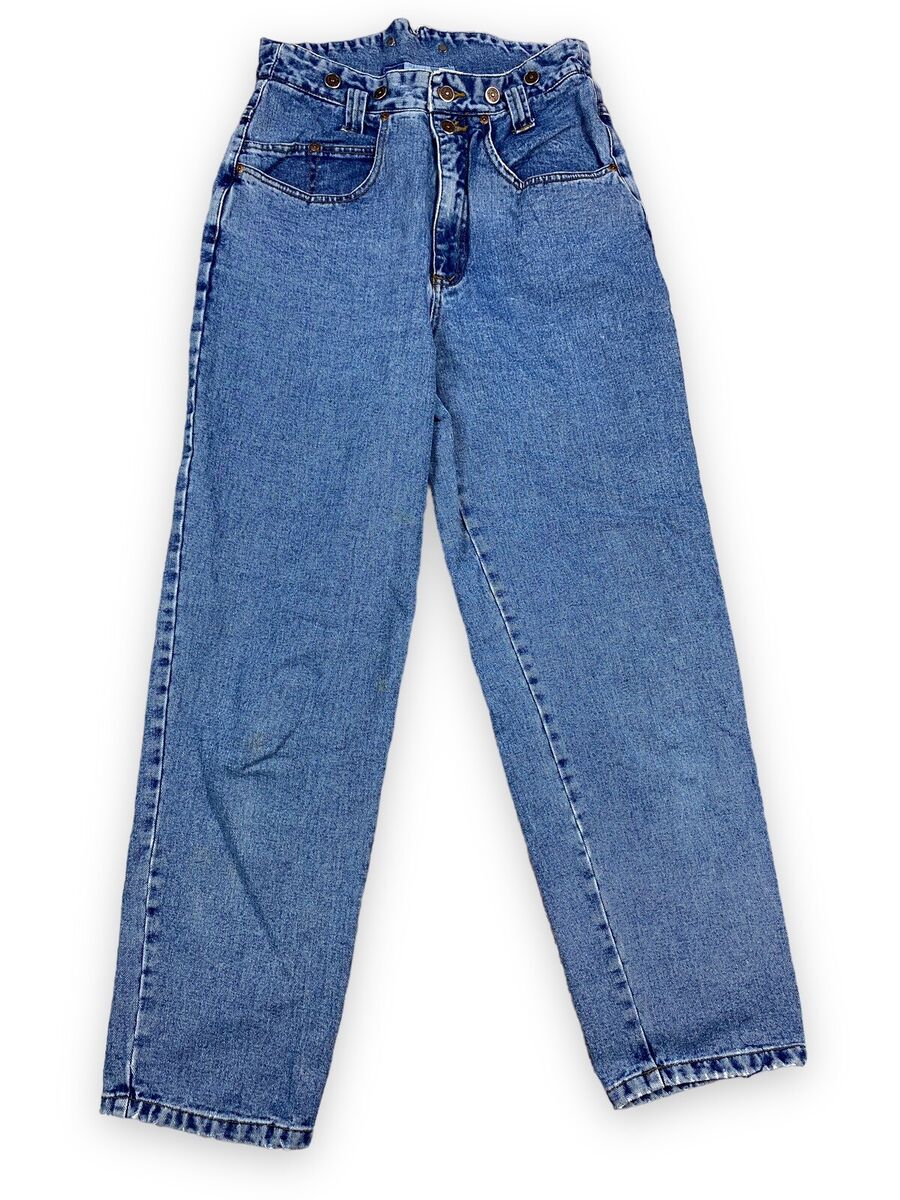 Vtg 90s New York NY Line High Waist Jeans Denim Tapered Vtg 90s New York NY Line High Waist Jeans Denim Tapered