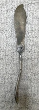 Antique Master Butter Knife Twist CARNATION 1908 W R Keystone Silverplate 7.375"