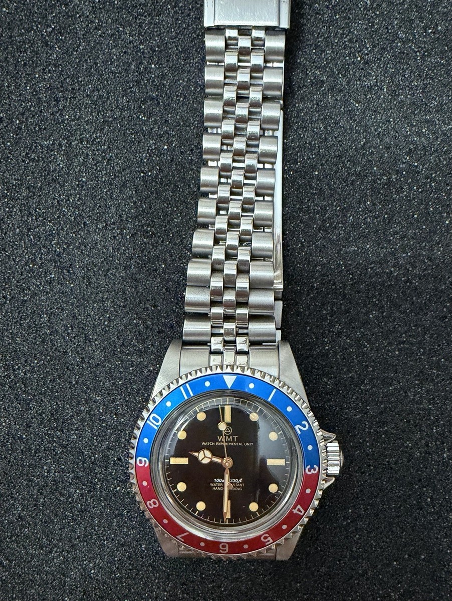 WMT Royal Marine Automatic Pepsi Aged Watch | eBay