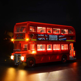 Led Lighting Kit for London Bus - Compatible with Lego 10258 Building Blocks Mod