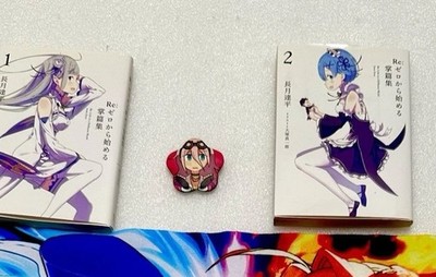NEW ANIME LOT of Three   Re:Zero kara Books & PIN
