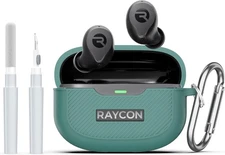 [3 in 1] for Raycon Everyday Earbuds(2024 Edition Case Cover with Cleaner Green
