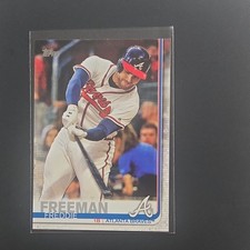 Topps 2019 Freddie Freeman Atlanta Braves MLB Baseball Card #183