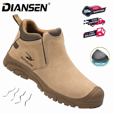 Men Composite Toe Work Boots Anti-Puncture Welders Insulation Shoes Safety Boots