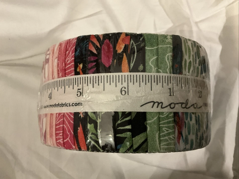 Moda Fabrics Jelly Roll - Moody Bloom, New & Sealed Package - Image 2 of 4