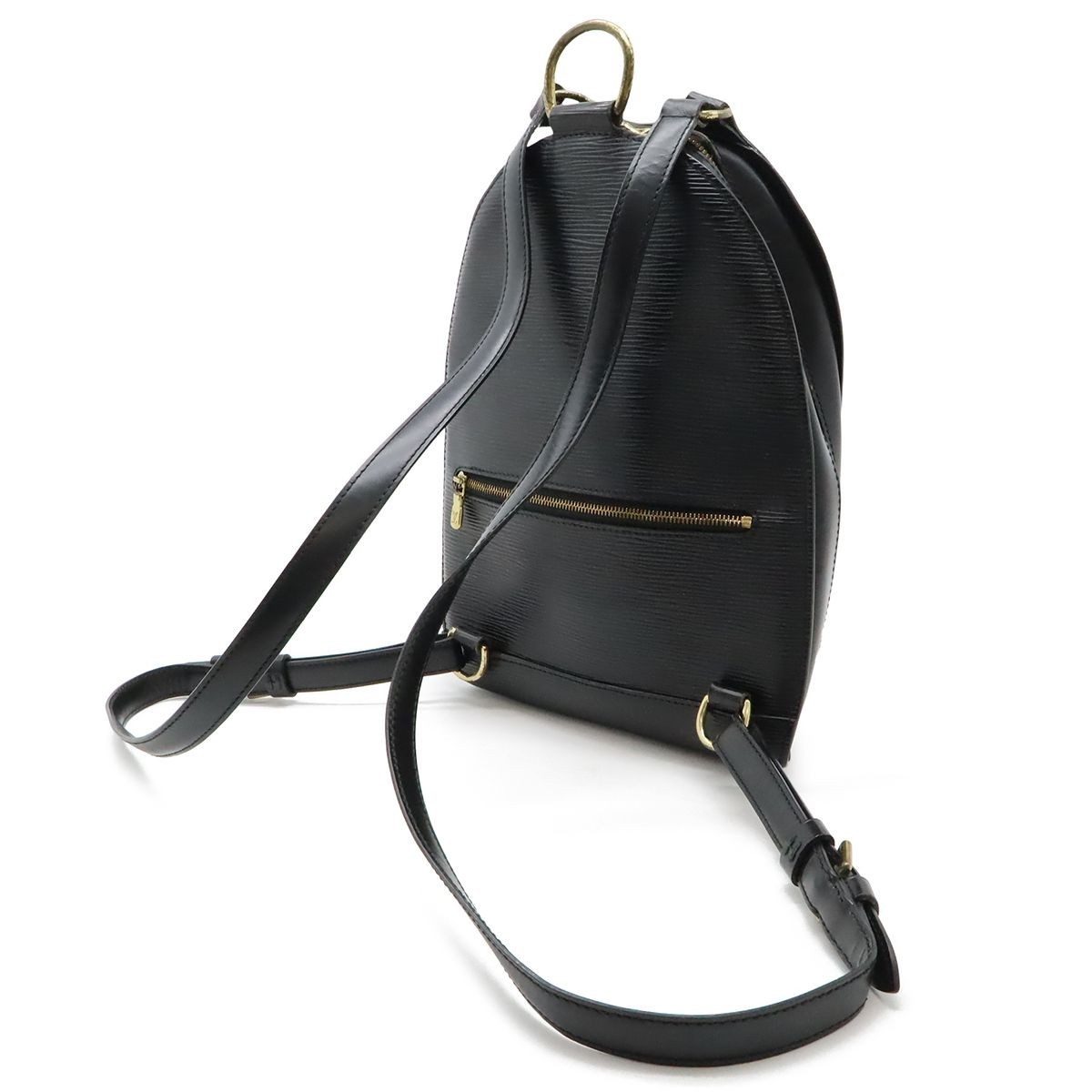 LOUIS VUITTON Epi Mabillon Backpack Black M52232 LV Auth 161498 LOUIS VUITTON Mabillon Epi Leather Backpack Black main image 2