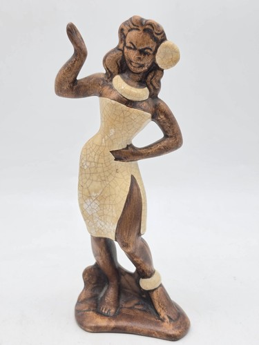 Vintage Treasure Craft Hawaii Hula Girl Statue Figurine Sculpture Collectible 