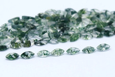 Wholesale Natural Moss Agate Faceted Marquise shape Loose Gemstone Lot Jewellery