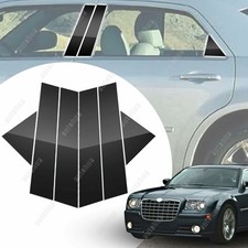 Door Pillar Post Trim For Chrysler 300c 05-2010 Side Door Post Glossy Pc Sticker