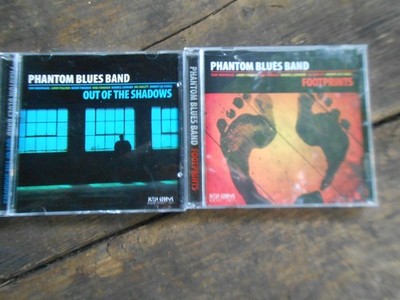 Lot (2) Phantom Blues Band CD Out of Shadows (2006) Footprints (2007) *RARE* EXC