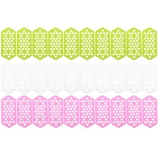 30Pcs Professional Hair Perm Inserting Cards Boards for Home DIY and Salon