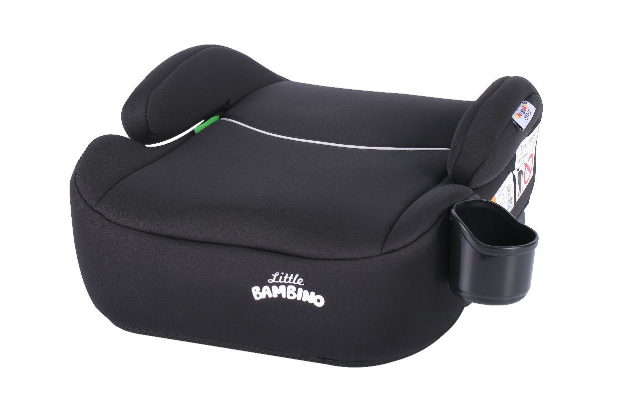 Cuscino Rialzo Isofix Seggiolino Auto Nero 6-12 Anni