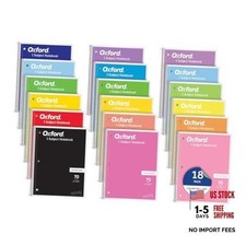 18 Count Bulk Spiral Notebooks - 1 Subject - College Ruled Notebooks