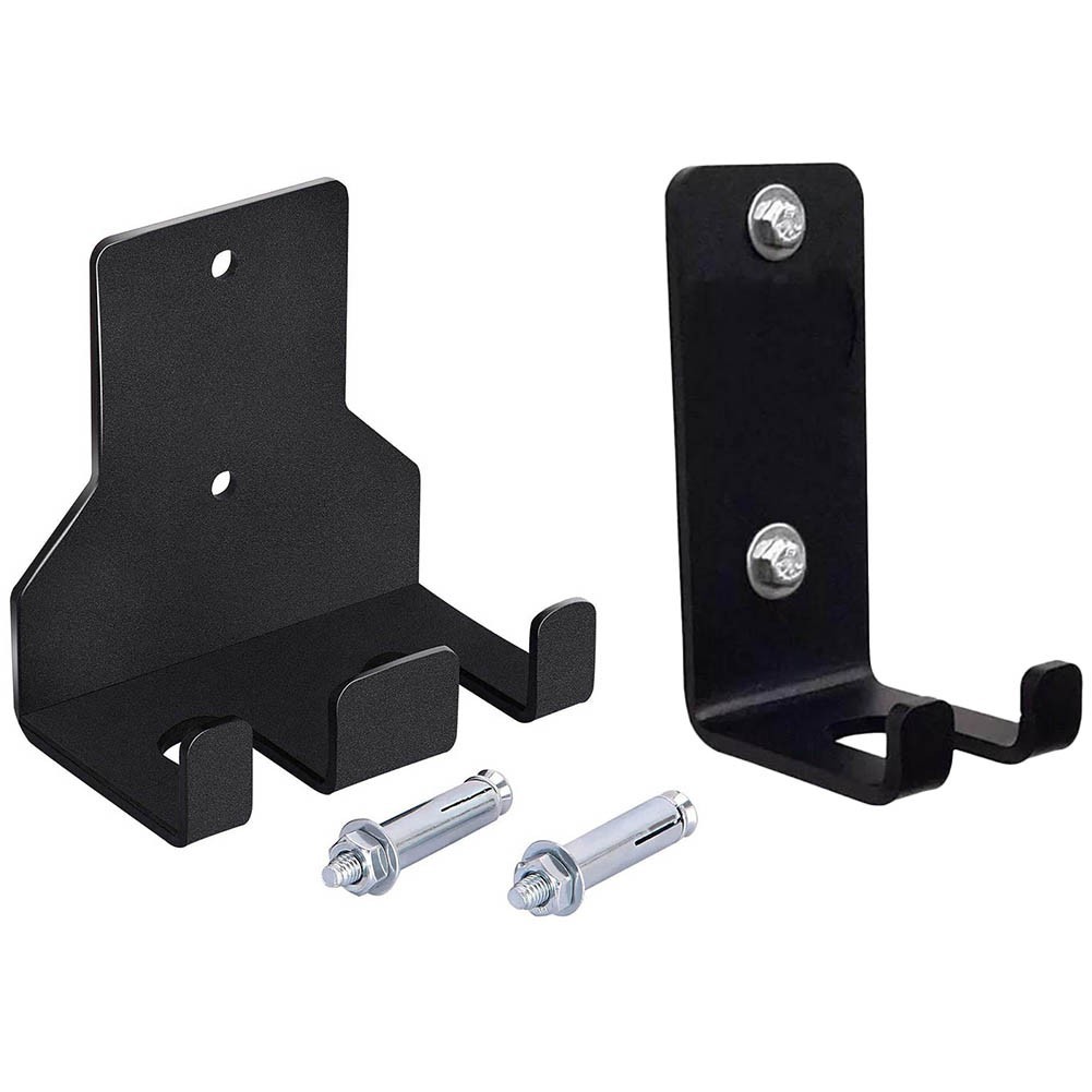 Estante de pared resistente para almacenamiento vertical de barras y equipo de levantamiento de pesas