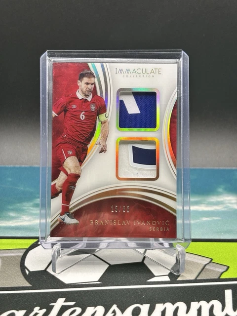 2017 PANINI Immaculate Soccer Branislav Ivanovic Player Worn /35 Relic Serbia