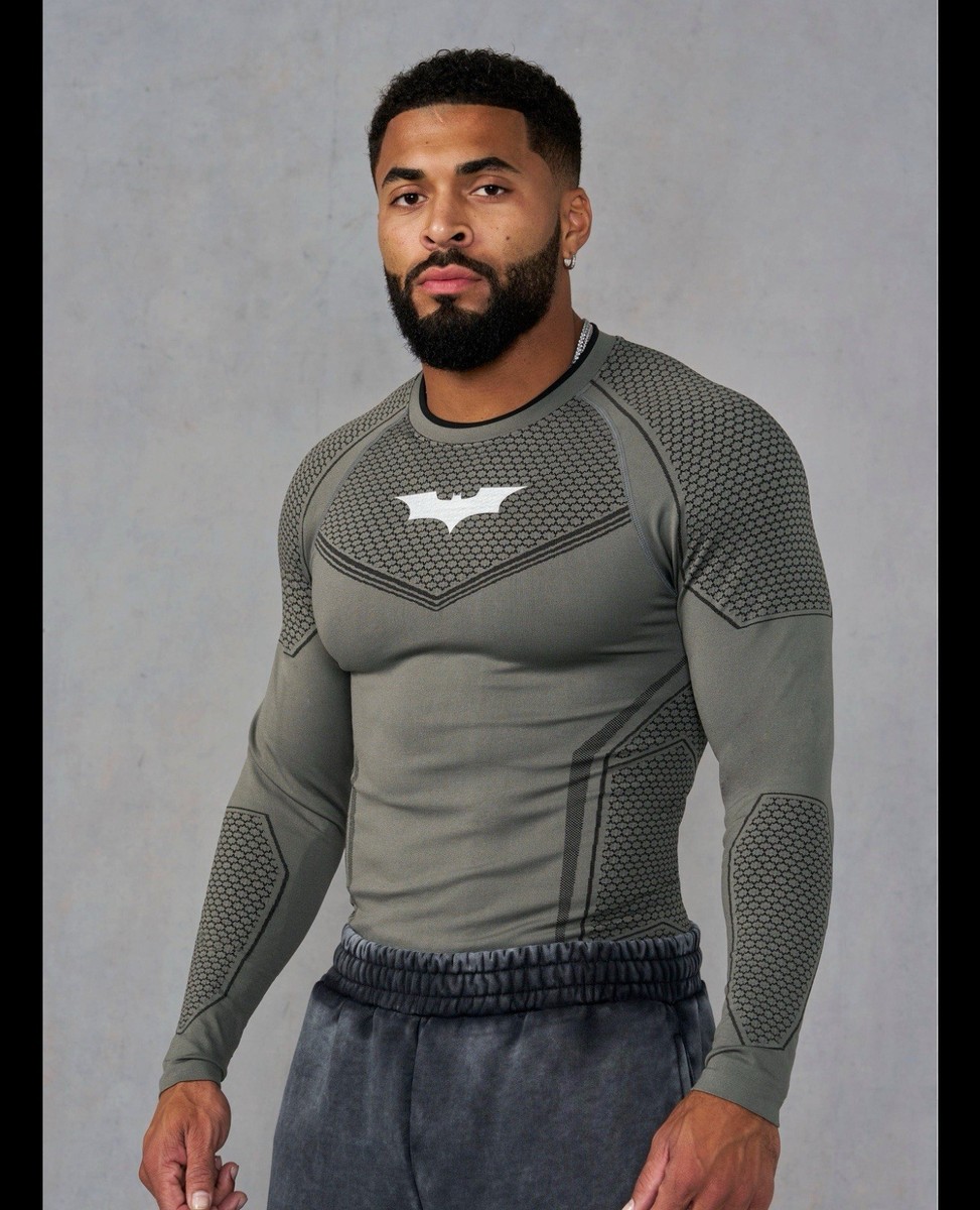 トップス Batman Compression long sleeve  Youngla x Batman Long Sleeve compression dark grey Size L | eBay