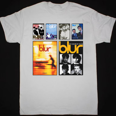 Blur Band Albums Collection SHirt Shirt Unisex Concert S-5XL Reprint TR482