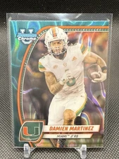 Damien Martinez 2024 Bowman Chrome University #49 Teal Lava